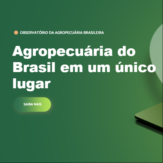 Banner Observatório Agropecuária Brasileira